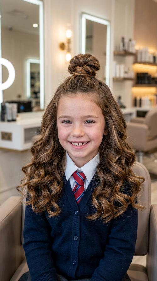 Half-Up Top Knot