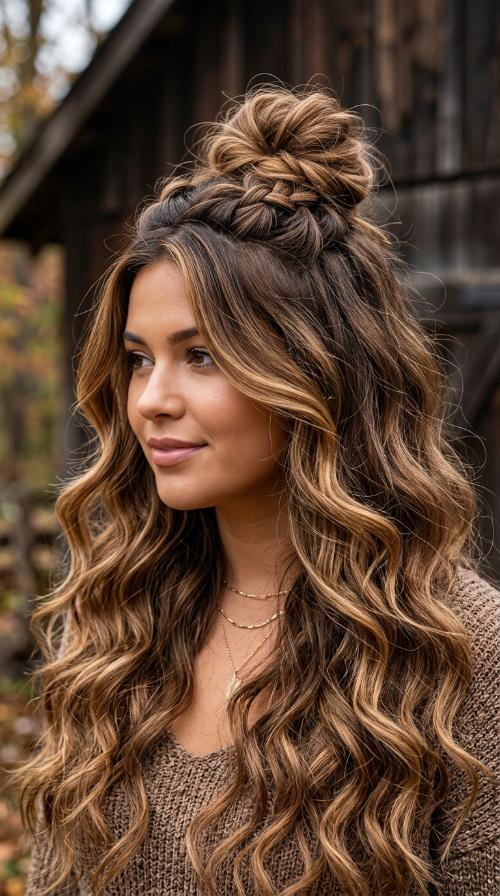 Half-Up Top Knot