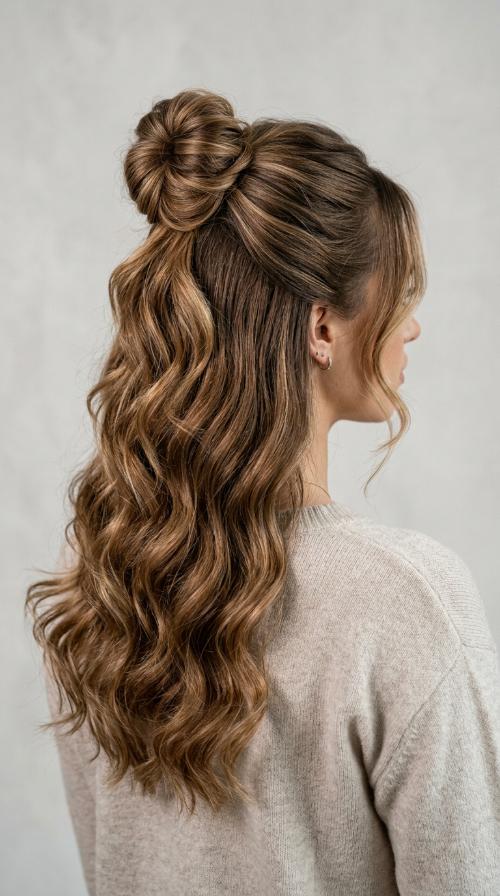Half-Up Top Knot