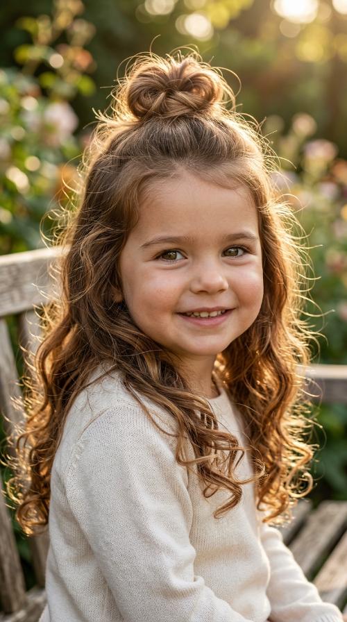 Half-Up Top Knot