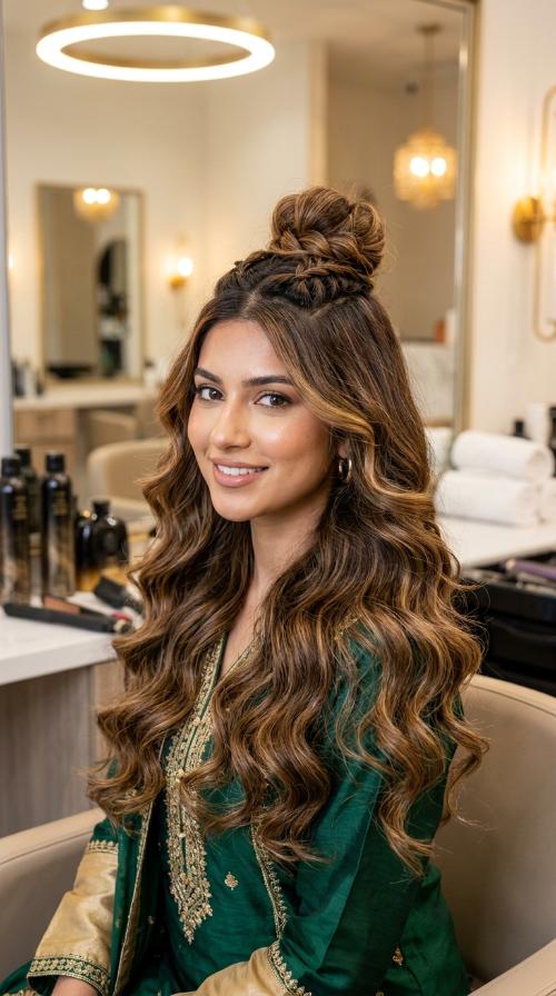 Half-Up Top Knot
