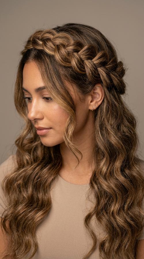 Halo Braid Crown