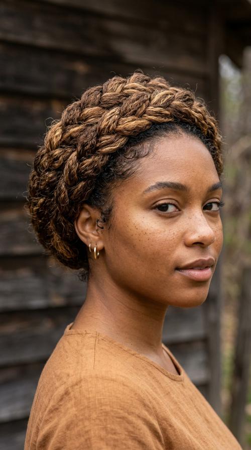 Halo Braid (Crown Braid)