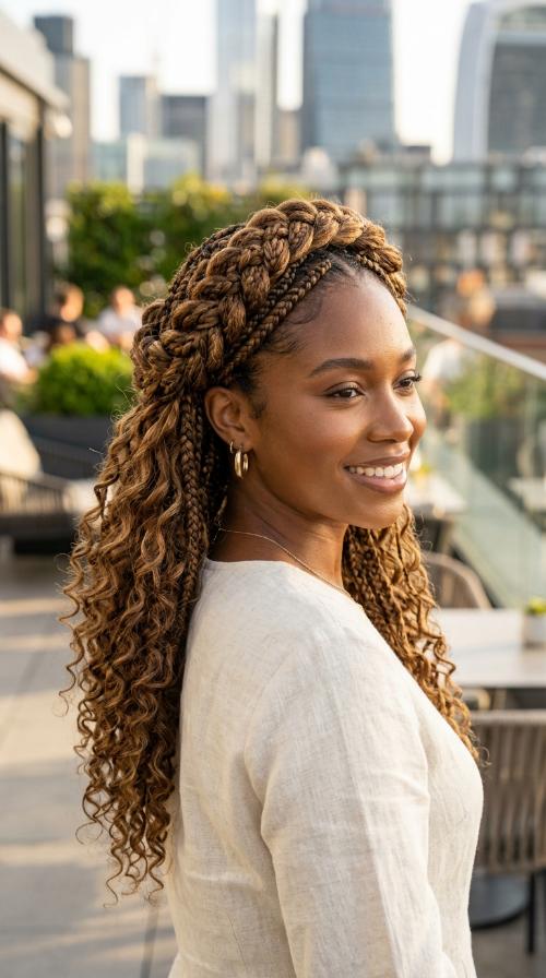 Halo Braids