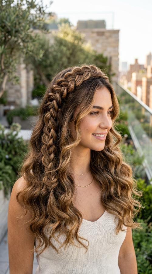 Halo Dutch Braid