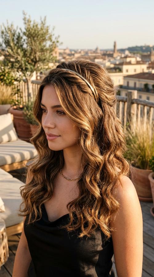 Headband Tucked Style