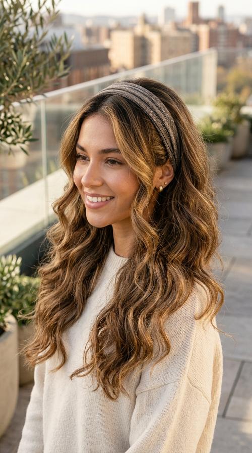 Headband Tucked Waves