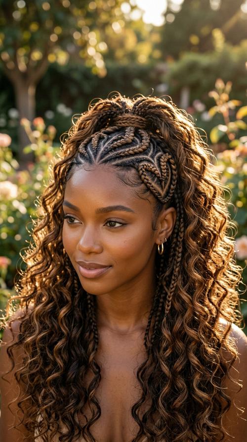Heart-Shaped Intricate Braids