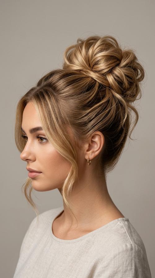 High Ballerina Bun