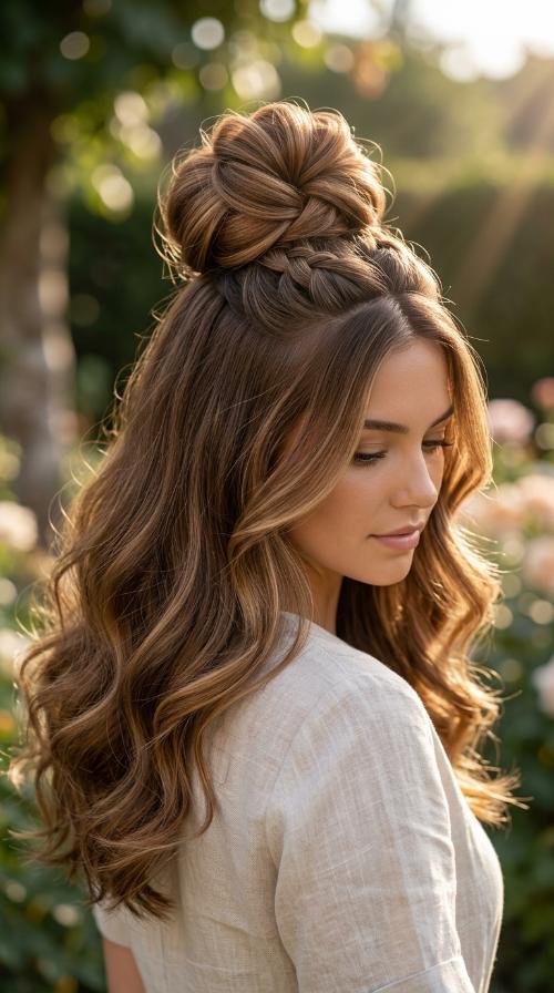 High-Bun Tension Stretch