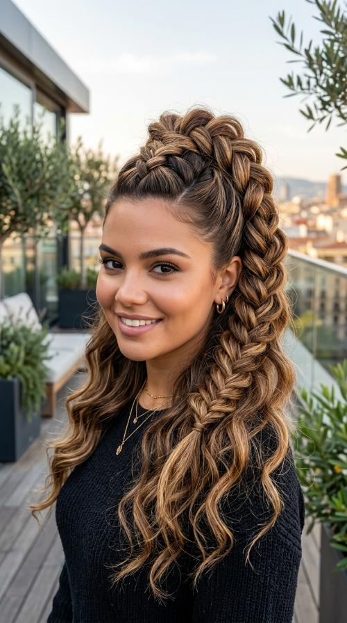 High Mohawk Braid