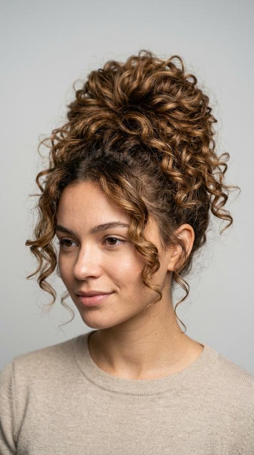 High Pineapple Updo