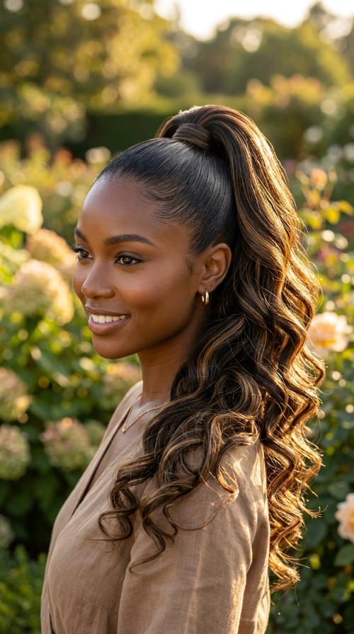 High Sleek Ponytail