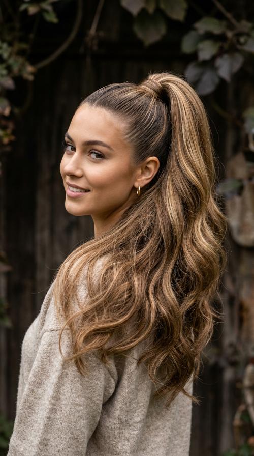High Sleek Ponytail