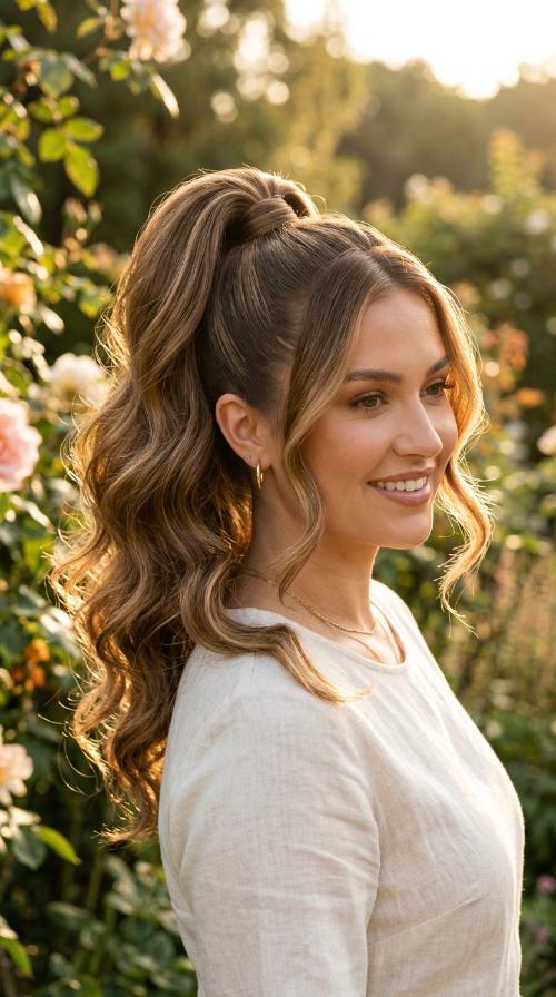 High Sleek Ponytail