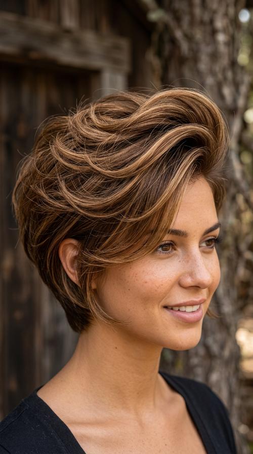 High Volume Pompadour