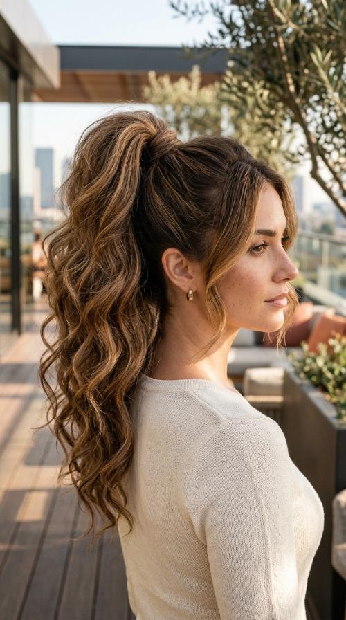 High Volume Ponytail