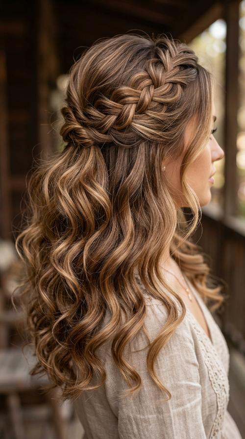 Hollywood Glamour Waves (With Extensions)