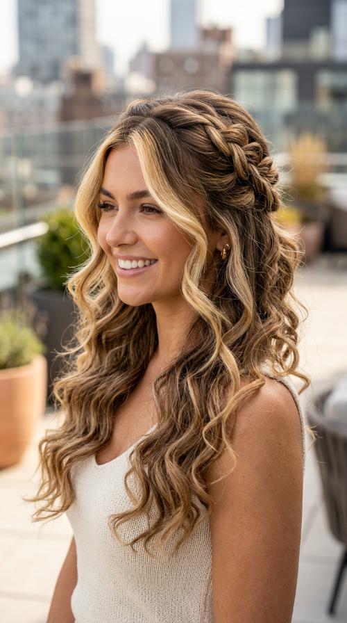 Honey Blonde Money Piece