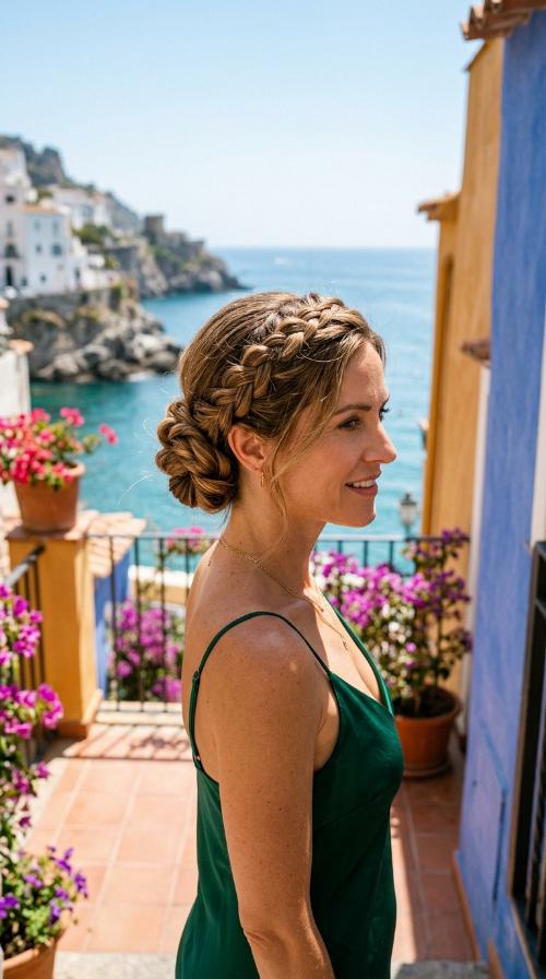 Infinity Braid Updo