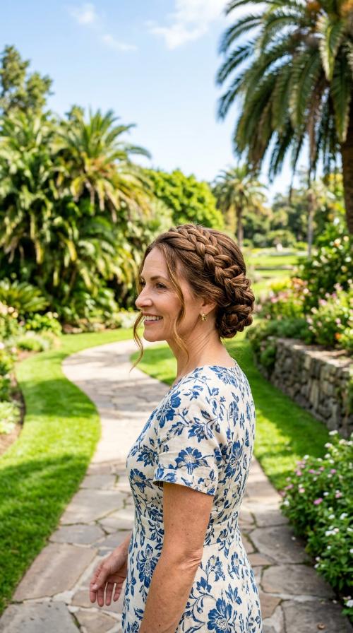 Infinity Braid Updo
