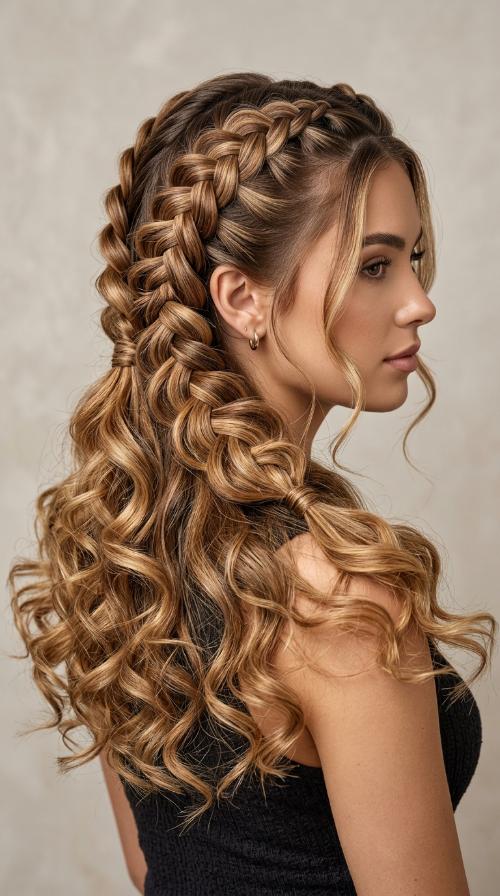 Interlocking French Braids