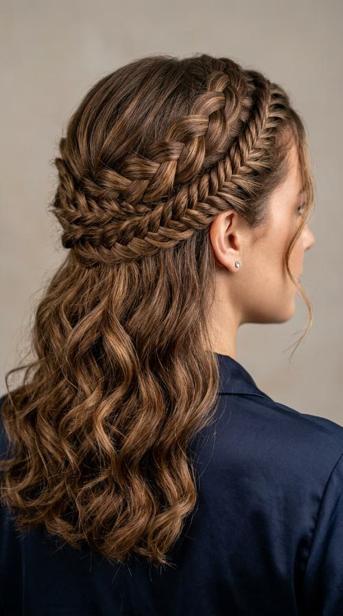 Intertwined Multi-Braid Crown