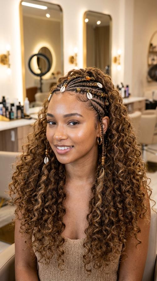 Intricate Fulani Braids