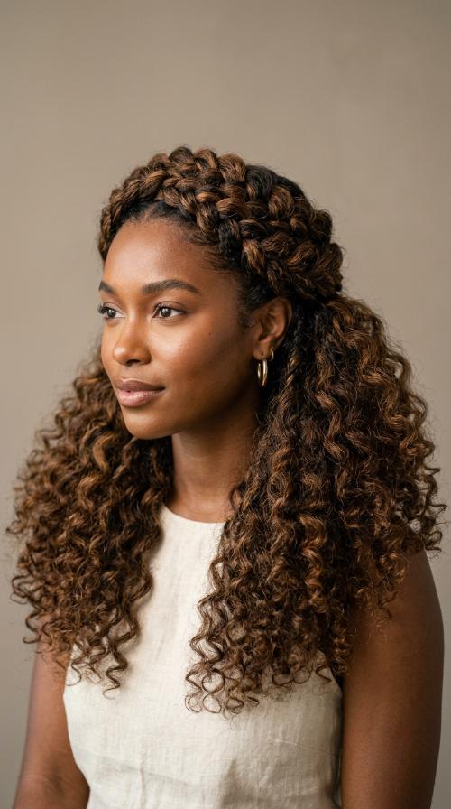 Intricate Halo Braid