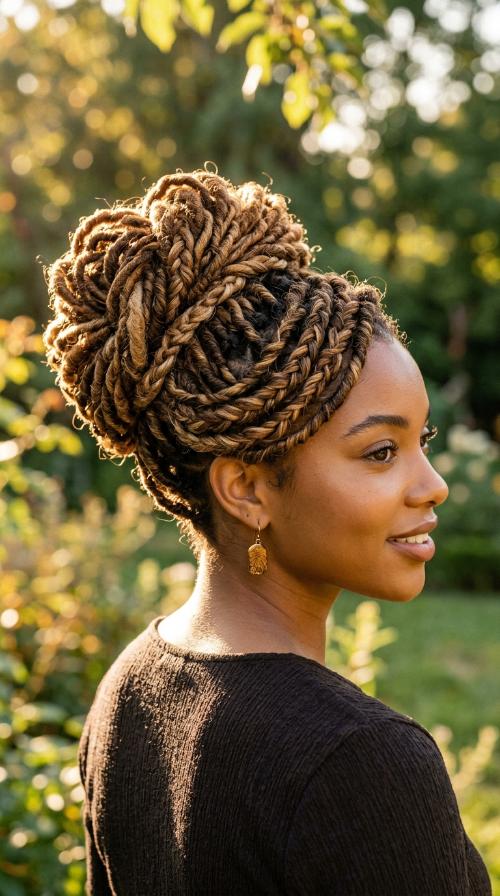 Intricate Infinity Twisted Bun