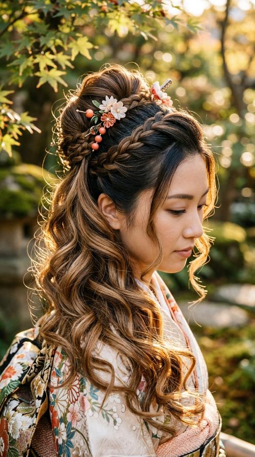 Japanese Shimada-inspired Bun