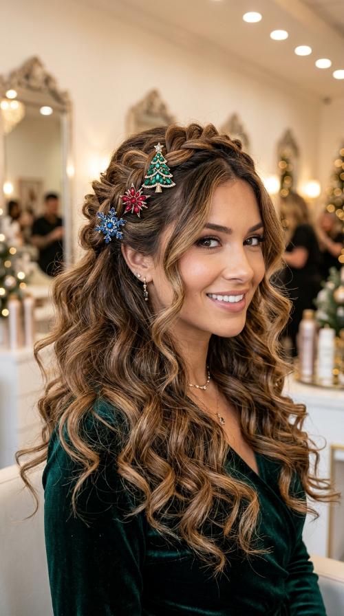 Jewel-Toned Hair Clips