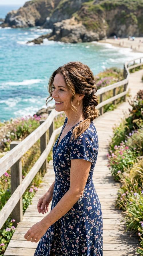 Knotted Low Ponytail Updo