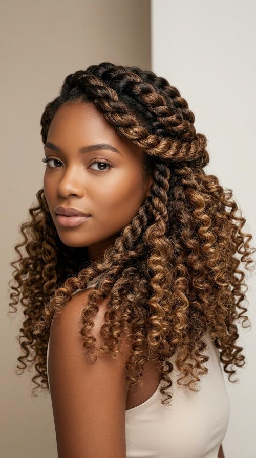 Large Flat Twists
