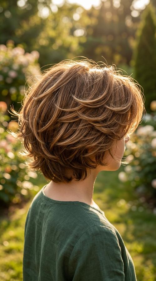 Layered Boy Cut