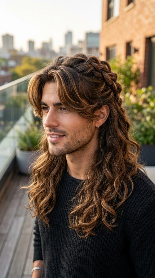Layered Curtain Bangs