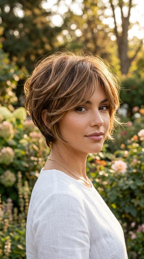 Layered Pixie with Height