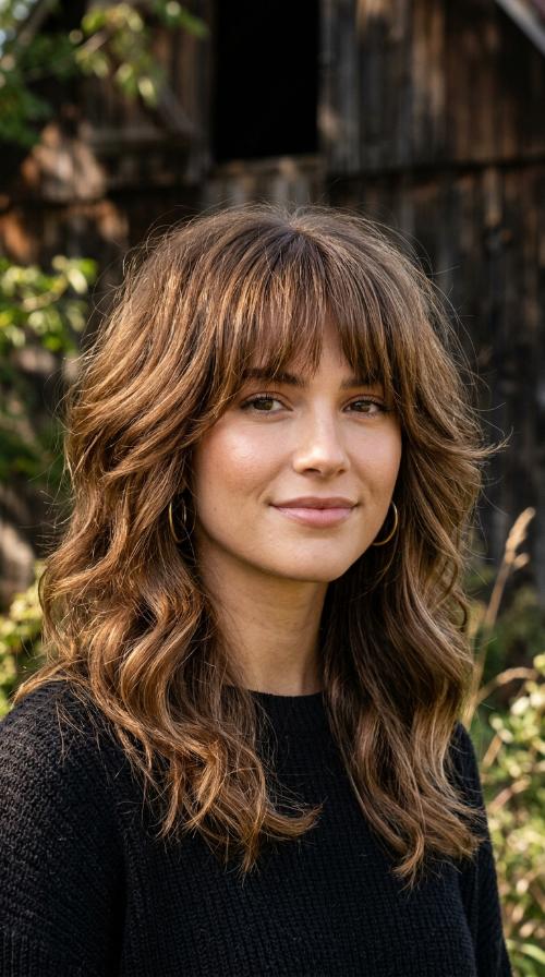 Layered Shag with Bangs