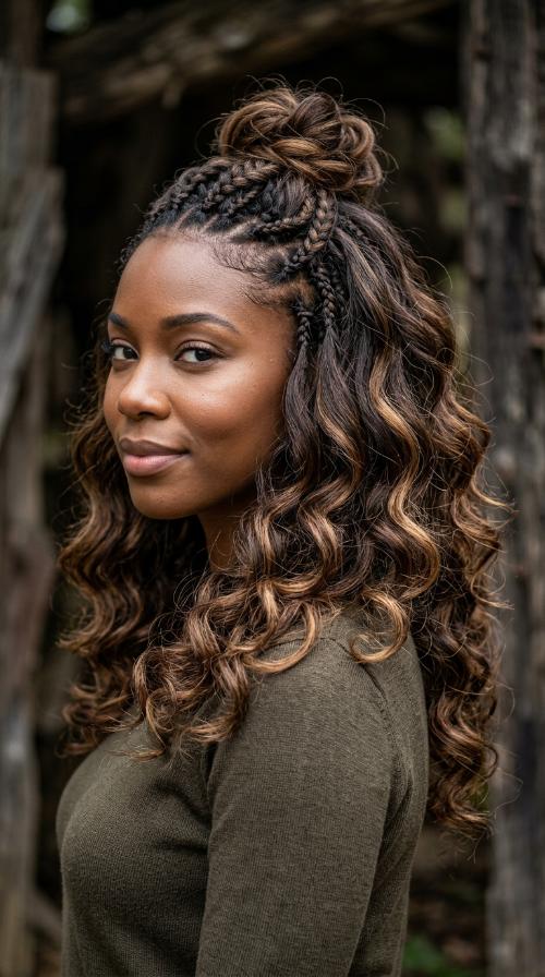 Layered Shoulder-Length Weave