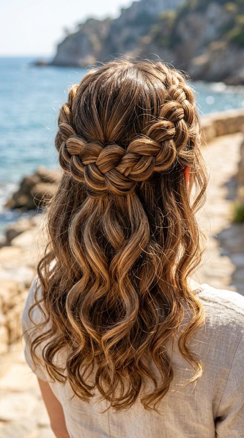 Locked-In Crown Braid