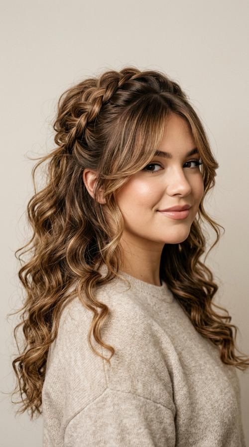 Long Curtain Bangs