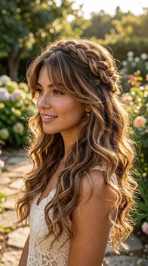 Long Layered Bangs