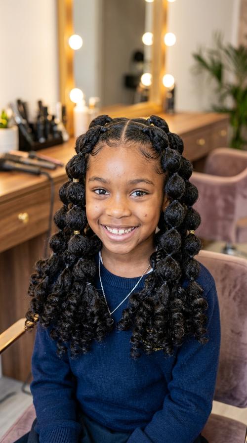 Loose Bubble Braids