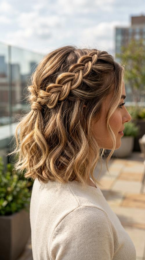 Loose French Braids