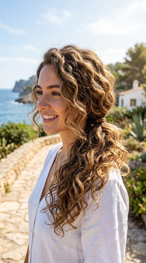 Loose Side Ponytail