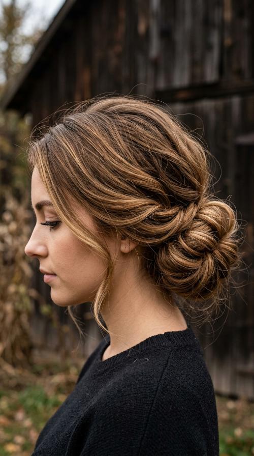 Low Messy Bun