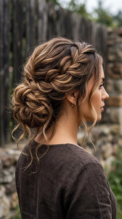 Low Messy Chignon