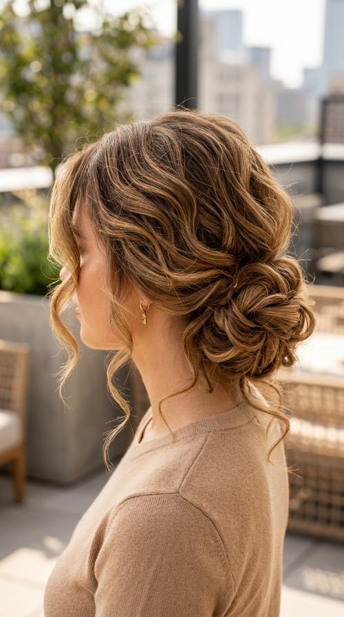 Low Messy Chignon