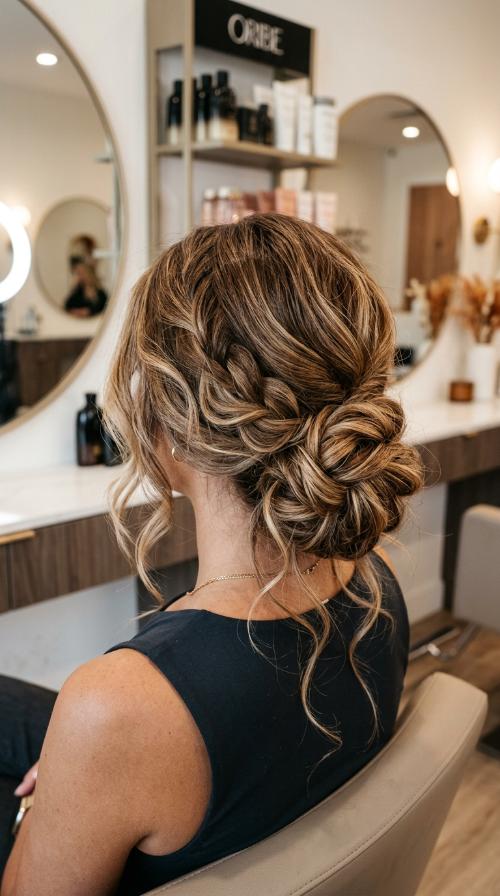 Low Messy Chignon