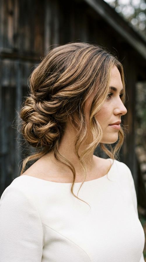Low Side Bun for Bateau Necks